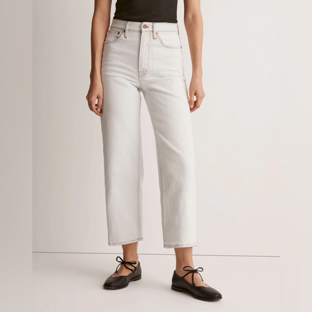 Madewell The Perfect Vintage Wide-Leg Crop Jean in Edmunds Wash